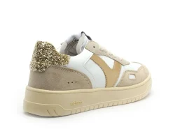 Victoria SEUL SERRAJE ET GLITTER Blanc Baskets Basses Femme