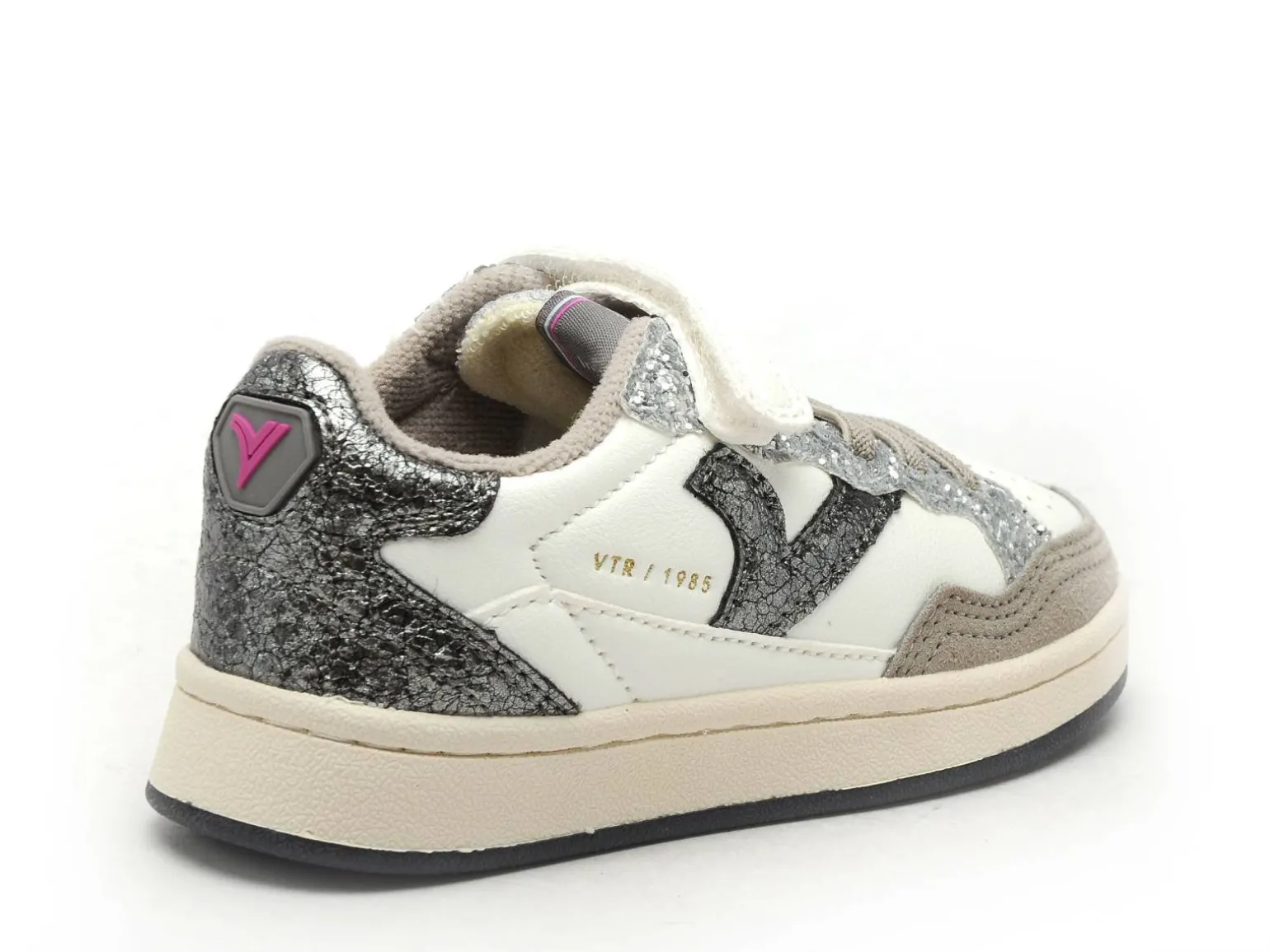 Victoria 8810101 SMASH KIDSRETRO Blanc Baskets Basses Fille