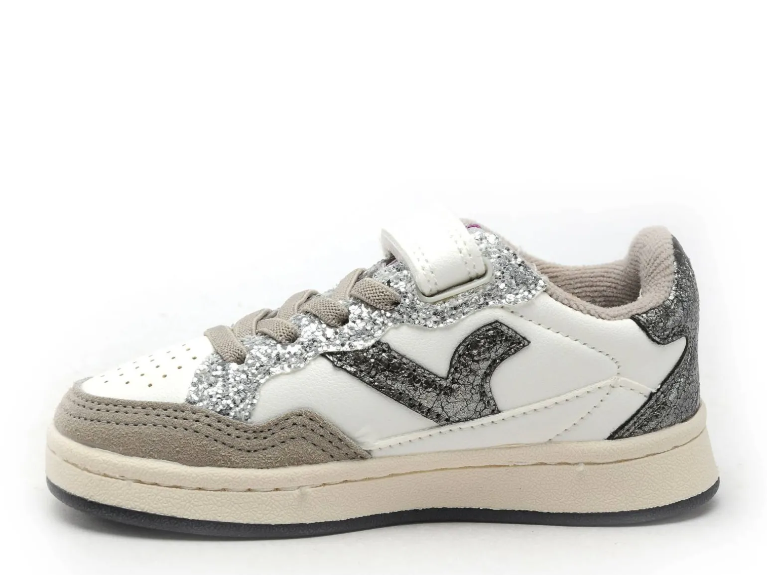 Victoria 8810101 SMASH KIDSRETRO Blanc Baskets Basses Fille