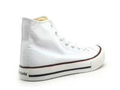 Victoria TRIBU BOTIN LONA Blanc Basket Montante Femme
