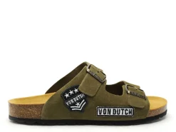 Von Dutch VADRI Kaki Mules Homme