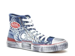Von Dutch VINTO Bleu Baskets Montantes Homme