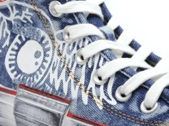 Von Dutch VINTO Bleu Baskets Montantes Homme