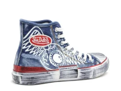 Von Dutch VINTO Bleu Baskets Montantes Homme