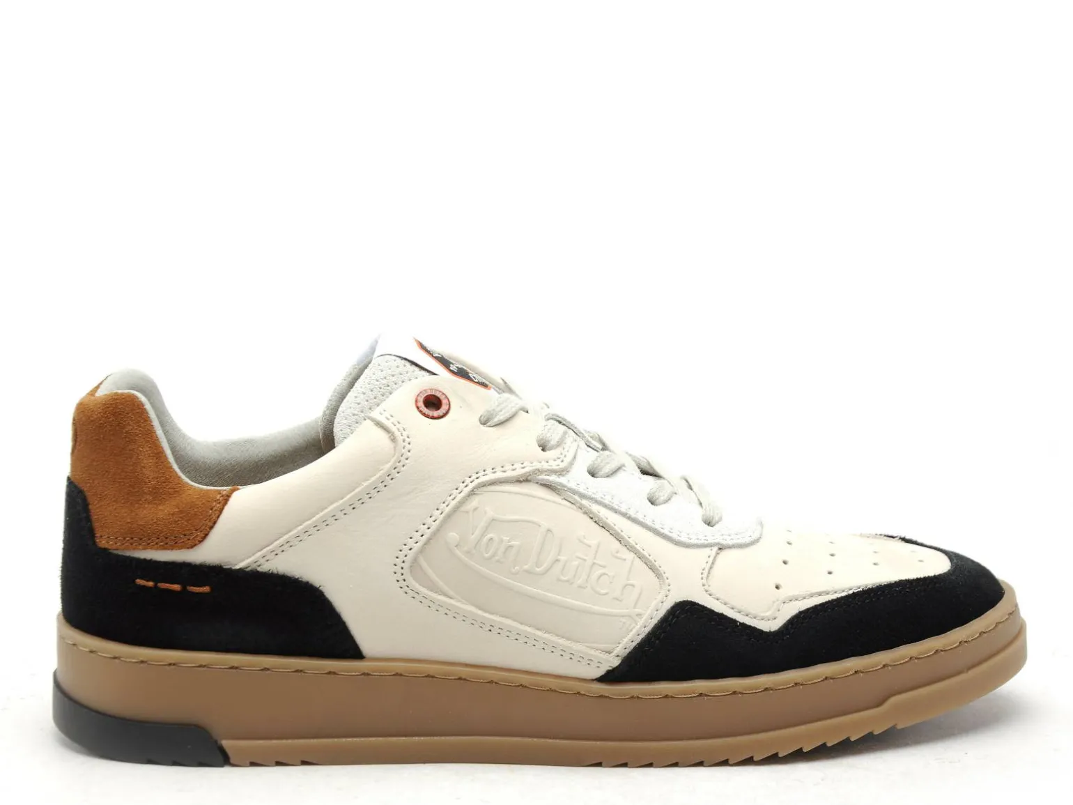 Von Dutch VIRAM Beige Baskets Basses Homme