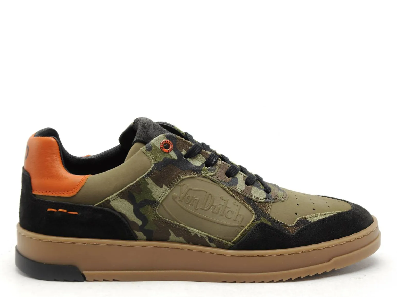 Von Dutch VIRAM Kaki Baskets Basses Homme