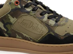 Von Dutch VIRAM Kaki Baskets Basses Homme