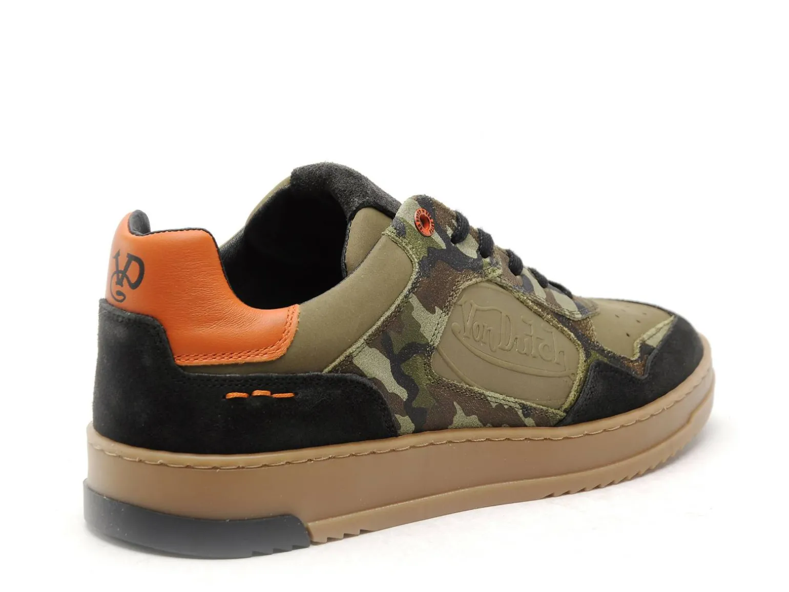 Von Dutch VIRAM Kaki Baskets Basses Homme