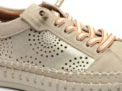 Yokono FLOW 100 Beige Baskets Basses Femme