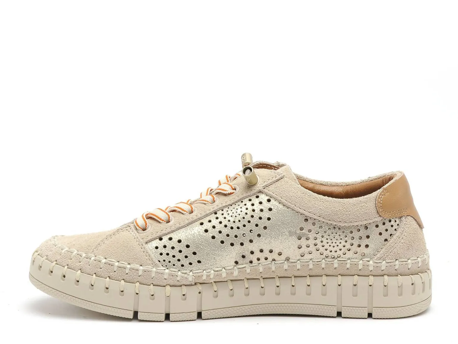 Yokono FLOW 100 Beige Baskets Basses Femme