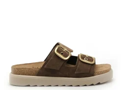 Yokono TUNES130 Marron Mules et Sabots à Talons Femme
