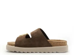 Yokono TUNES130 Marron Mules et Sabots à Talons Femme