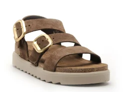 Yokono TUNES 127 Marron Sandales à Talons Femme