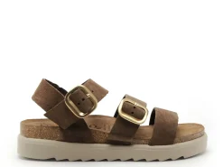 Yokono TUNES 127 Marron Sandales à Talons Femme