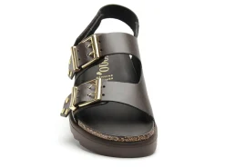 Yokono TUNEZ 261 Marron Sandales Plates Femme