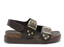 Yokono TUNEZ 261 Marron Sandales Plates Femme