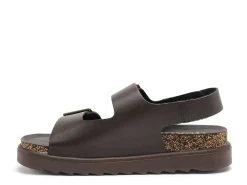 Yokono TUNEZ 261 Marron Sandales Plates Femme