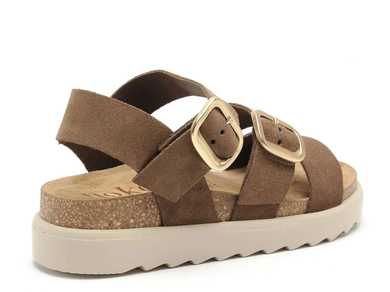 Yokono TUNEZ 127 Marron Sandales Plates Femme
