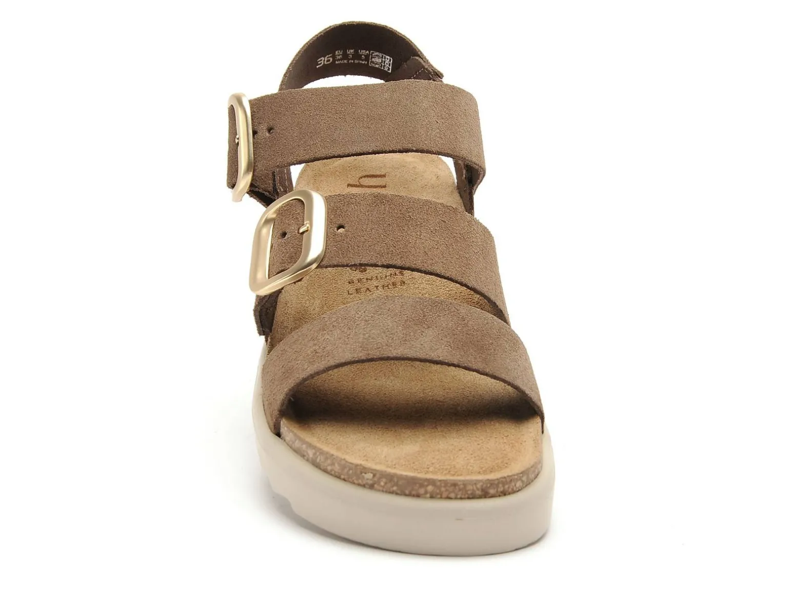 Yokono TUNEZ 127 Marron Sandales Plates Femme